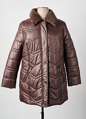 Doudoune poches sans capuche marron MCM femme