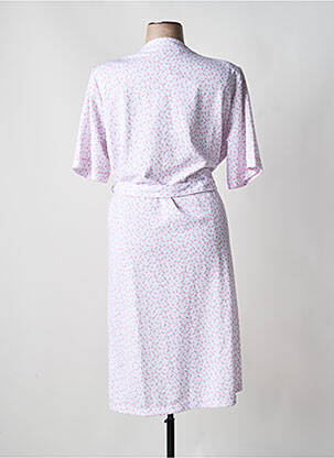 Robe de chambre tissage jersey rose ARABESCO femme