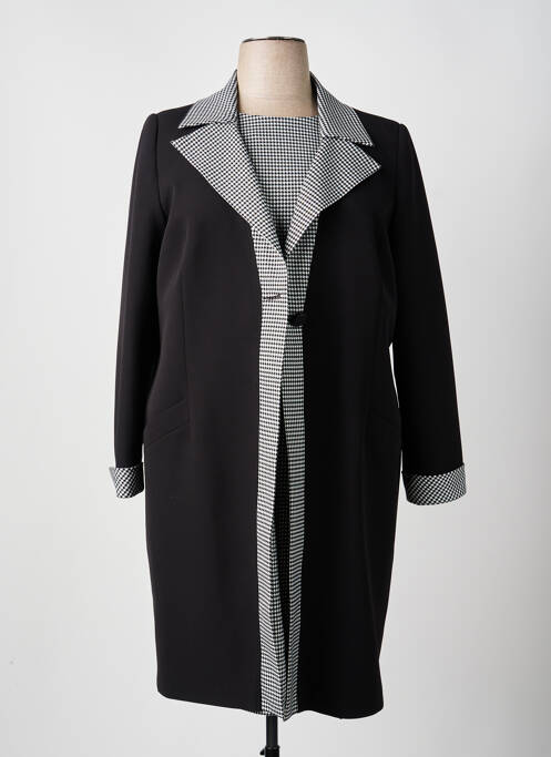 Ensemble robe tissage crêpe noir GREGORY PAT femme