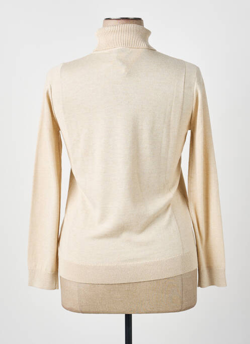 Pull col roulé beige MCM femme