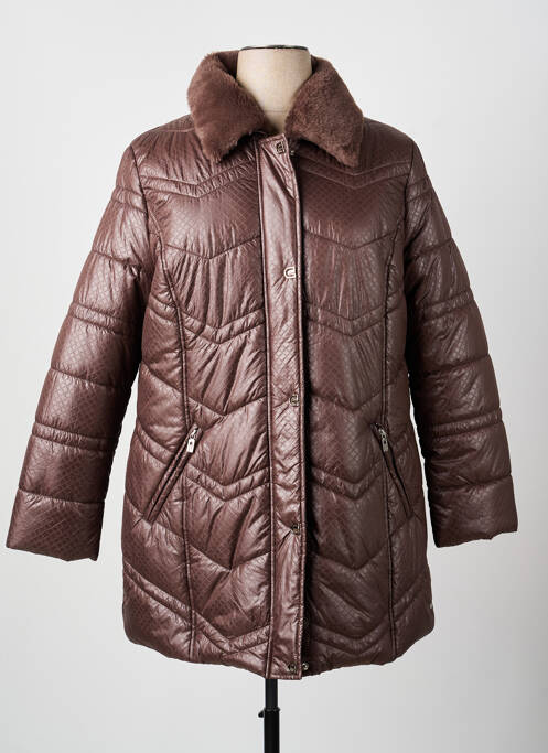 Doudoune marron MCM femme