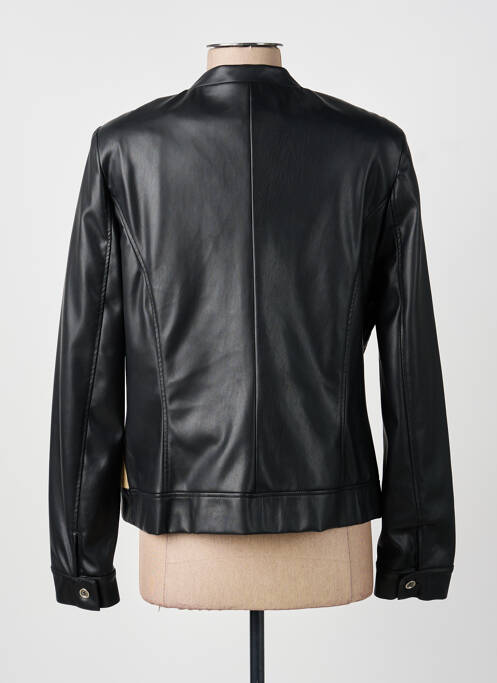 Veste simili cuir noir MERI & ESCA femme