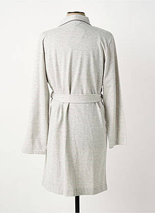 Robe de chambre tissage chiné gris MASSANA homme
