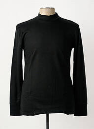 T-shirt coupe cintrée manches longues noir JET homme