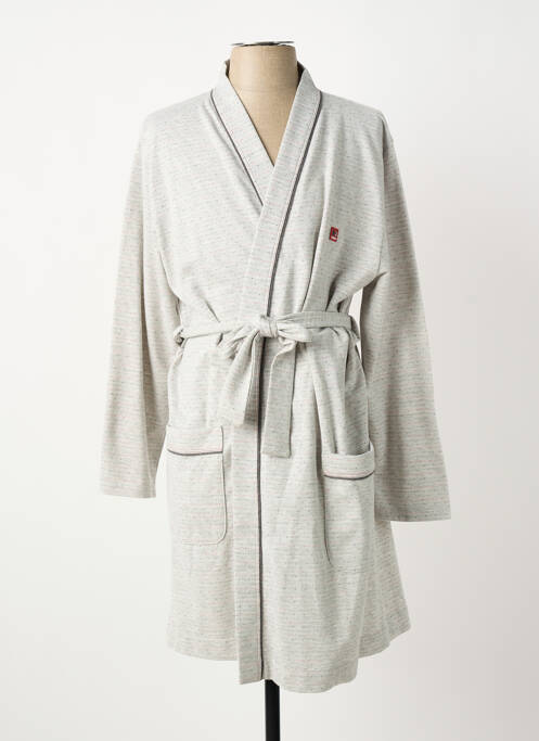 Robe de chambre stretch gris MASSANA homme