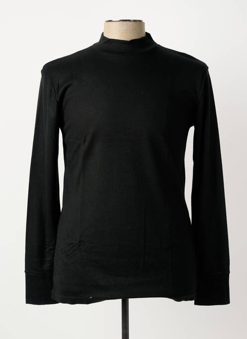 T-shirt coupe cintrée manches longues noir JET homme