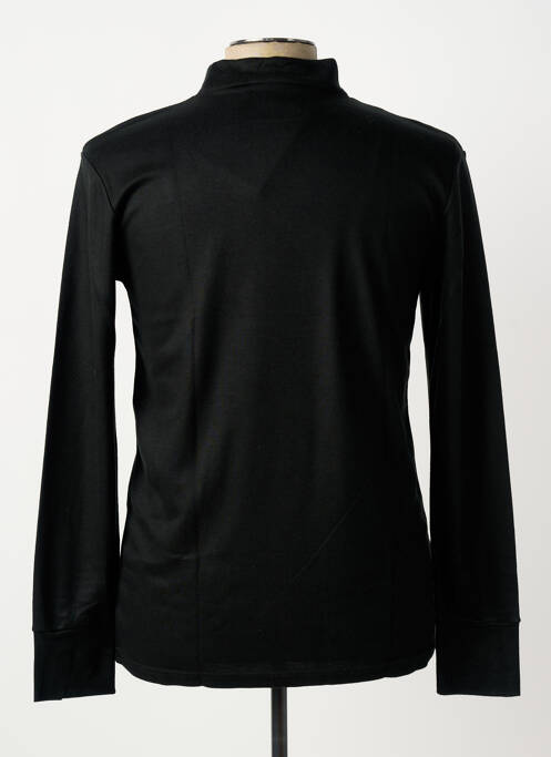 T-shirt coupe cintrée manches longues noir JET homme