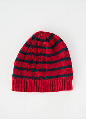 Bonnet maille tricot rouge MARESE garcon