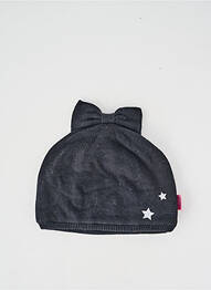 Bonnet maille fine noir NANO & NANETTE fille