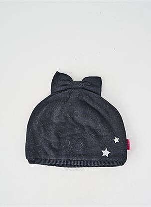 Bonnet maille fine noir NANO & NANETTE fille