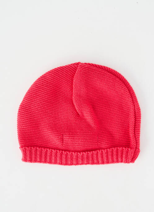 Bonnet maille fine rose MARESE enfant