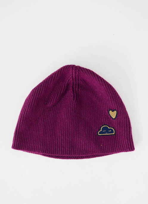 Bonnet maille fine violet MARESE fille