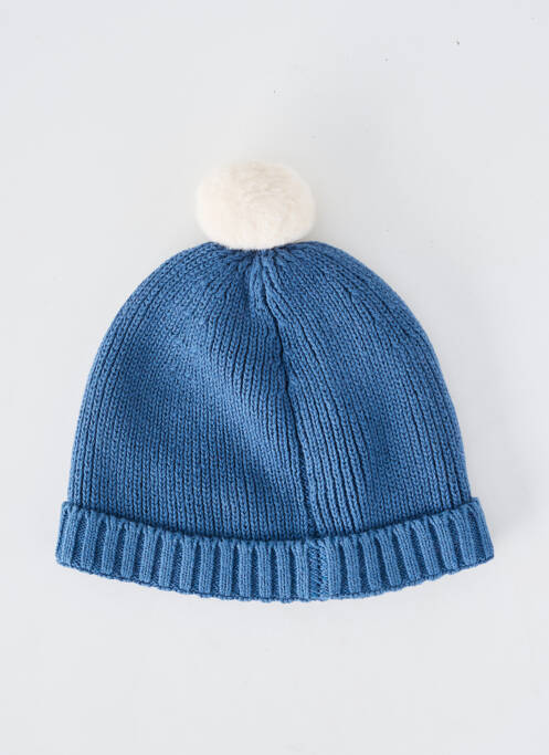 Bonnet bord-côtes bleu MARESE garcon