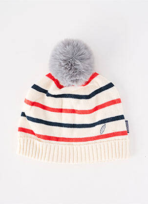 Bonnet maille fine beige NANO & NANETTE garcon