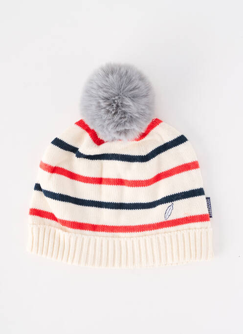 Bonnet maille fine beige NANO & NANETTE garcon