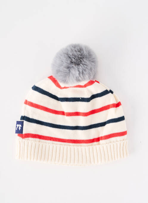 Bonnet maille fine beige NANO & NANETTE garcon