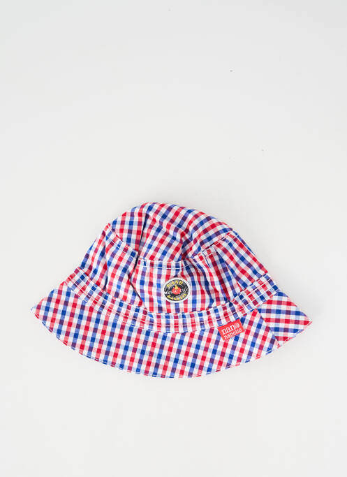 Chapeau imprimé carreaux bleu NANO & NANETTE garcon