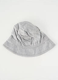 Chapeau forme bob gris P'TIT BISOU garcon
