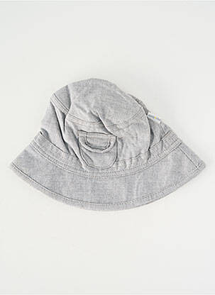 Chapeau forme bob gris P'TIT BISOU garcon