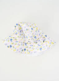 Chapeau imprimé fleurs blanc MARESE fille