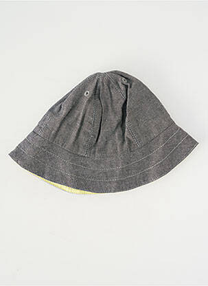 Chapeau fermeture pressionnée gris MARESE garcon