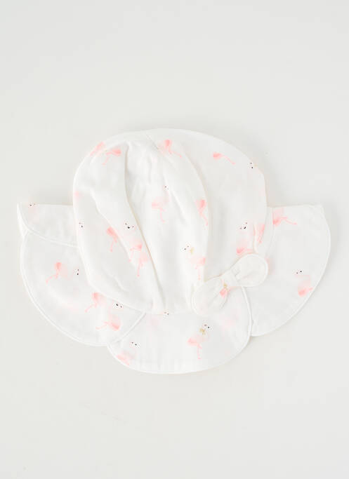 Chapeau tissage popeline blanc MARESE fille