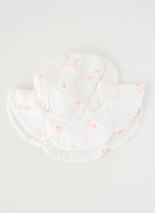 Chapeau tissage popeline blanc MARESE fille