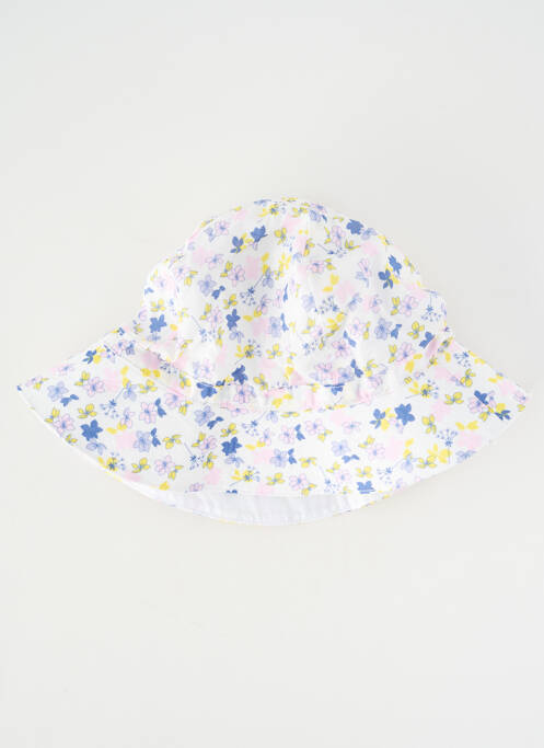Chapeau imprimé fleurs blanc MARESE fille