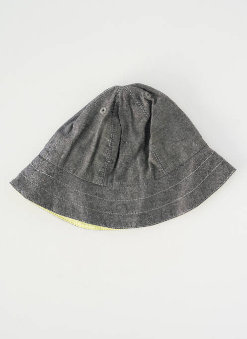 Chapeau fermeture pressionnée gris MARESE garcon