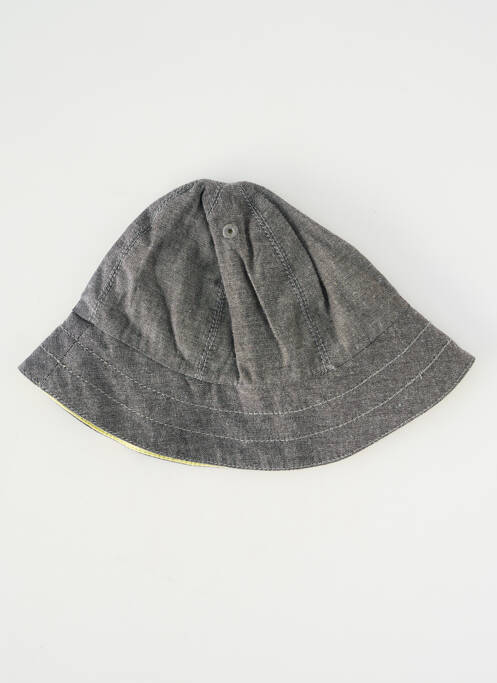 Chapeau fermeture pressionnée gris MARESE garcon