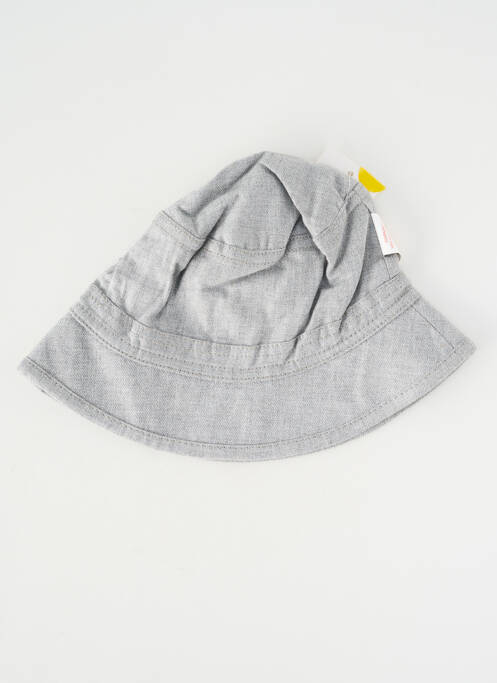 Chapeau forme bob gris P'TIT BISOU garcon