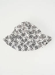 Chapeau imprimé fantaisie blanc MARESE enfant