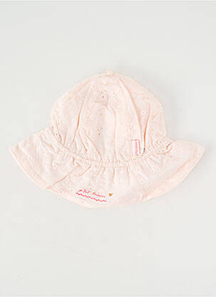 Chapeau forme bob rose P'TIT BISOU fille