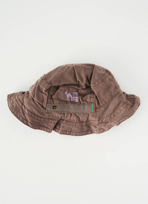 Chapeau imprimé fantaisie marron MARESE enfant