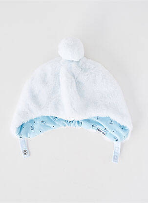 Bonnet doublure blanc P'TIT BISOU garcon