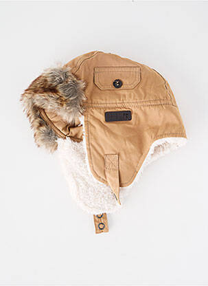 Bonnet doublure marron NANO & NANETTE garcon