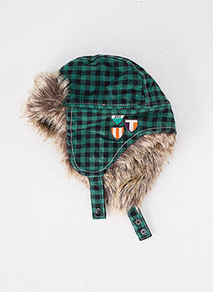 Bonnet forme chapka vert MARESE garcon