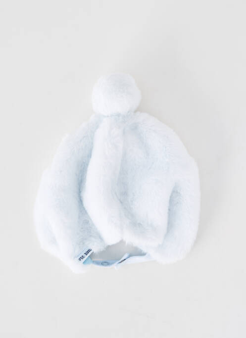Bonnet doublure blanc P'TIT BISOU garcon