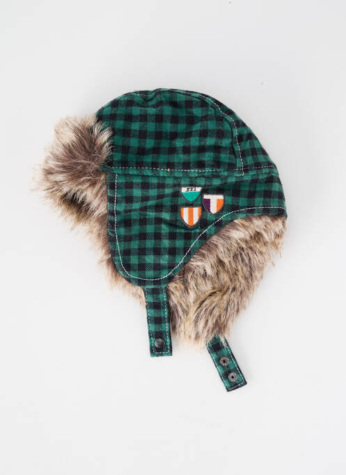 Bonnet forme chapka vert MARESE garcon