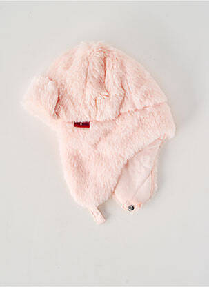 Bonnet forme chapka rose P'TIT BISOU fille