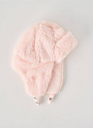 Bonnet forme chapka rose P'TIT BISOU fille