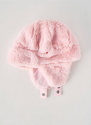 Bonnet forme chapka rose P'TIT BISOU fille