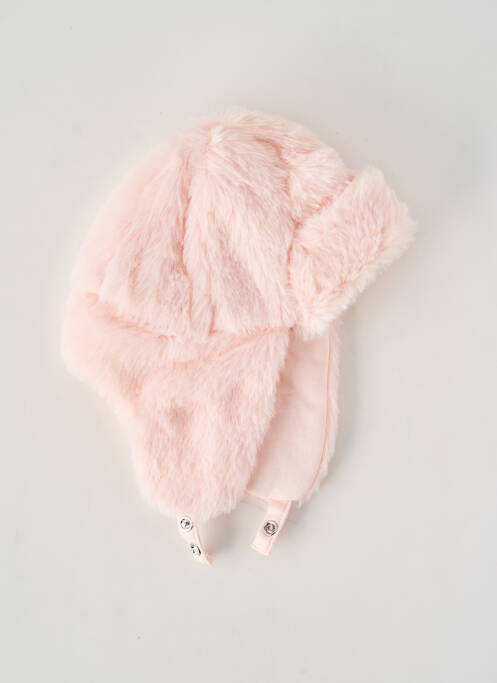 Bonnet forme chapka rose P'TIT BISOU fille