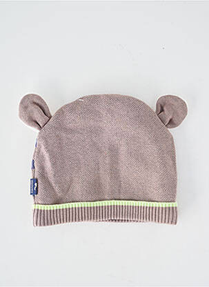 Bonnet maille fine gris NANO & NANETTE garçon