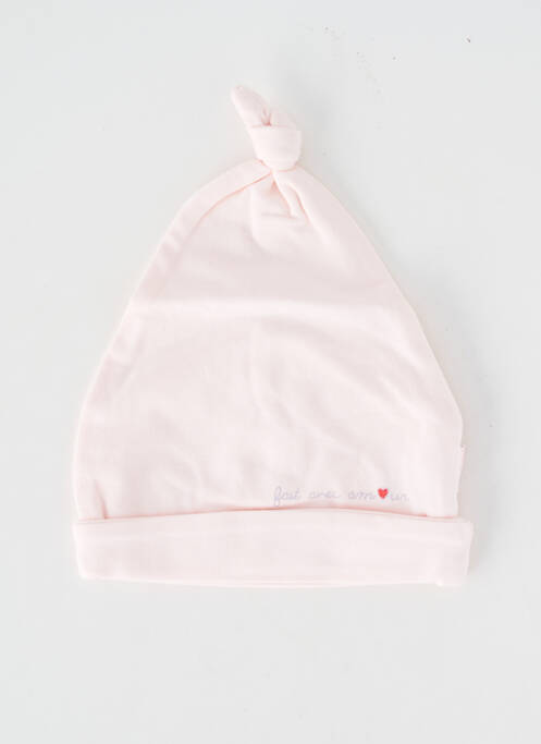 Bonnet rose P'TIT BISOU fille