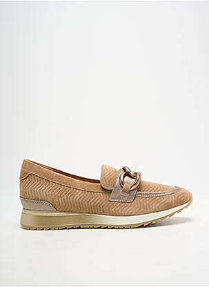 Slip ons nubuck talon plat jusqu'à 3cm marron FUGITIVE BY FRANCESCO ROSSI femme