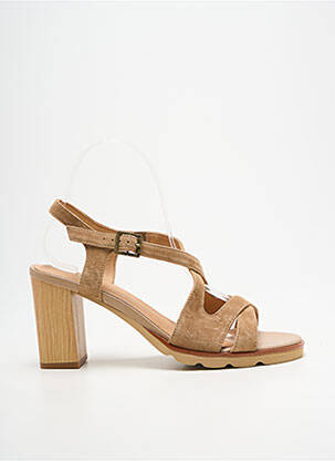 Sandales/Nu pieds marron FUGITIVE BY FRANCESCO ROSSI femme