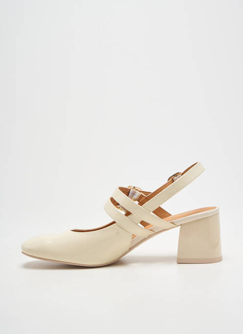 Escarpins beige FUGITIVE BY FRANCESCO ROSSI femme