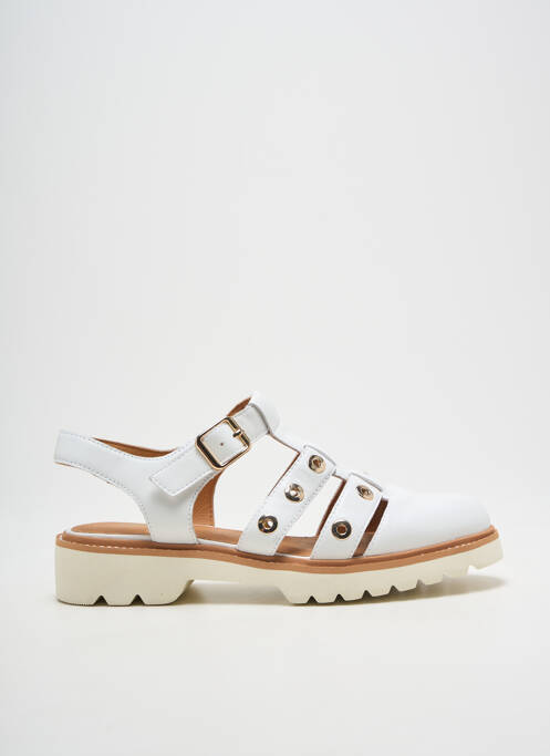 Sandales/Nu pieds blanc FUGITIVE BY FRANCESCO ROSSI femme