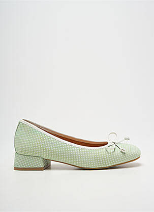 Ballerines semelle amovible talon plat jusqu'à 3cm vert FUGITIVE BY FRANCESCO ROSSI femme